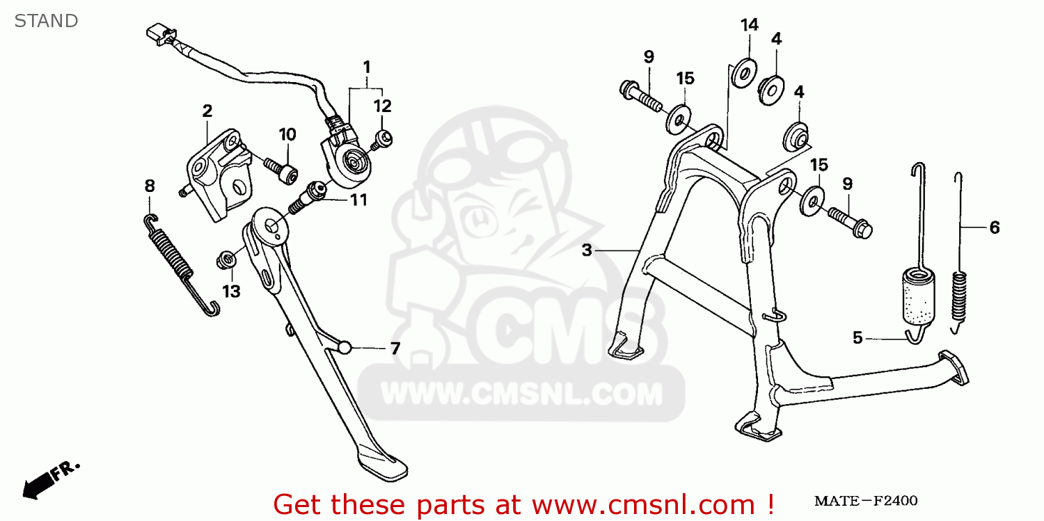 CMSNL CBR1100XX parts image.